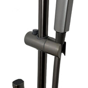 Sötétszürke rozsdamentes acél zuhanyoszlop OD3903 Alapértelmezett cím Alessandro Design