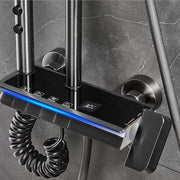 Rozsdamentes acél zuhanyoszlop, sötétszürke, OD3904 Alapértelmezett cím Alessandro Design