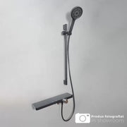 Fényes rozsdamentes acél zuhanyoszlop ezüst fekete 11211H csaptelepek és zuhanyoszlopok alapértelmezett cím Alessandro Design