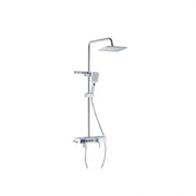 Zuhanyoszlop LCD kijelző Rozsdamentes acél Fehér Ezüst SJG/007 Csaptelepek és zuhanyoszlopok Alapértelmezett cím Alessandro Design