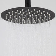 Zuhanyoszlop, SUS304 rozsdamentes acél, fekete, HS005 csaptelepek és zuhanyoszlopok Alapértelmezett cím Alessandro Design