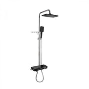 Zuhanyoszlop LCD kijelző Rozsdamentes acél Fekete Ezüst SJG/003 Csaptelepek és zuhanyoszlopok Alapértelmezett cím Alessandro Design