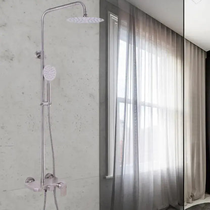 Zuhanyoszlop, SUS304 rozsdamentes acél, szatén, N/LY001 csaptelepek és zuhanyoszlopok Alapértelmezett cím Alessandro Design
