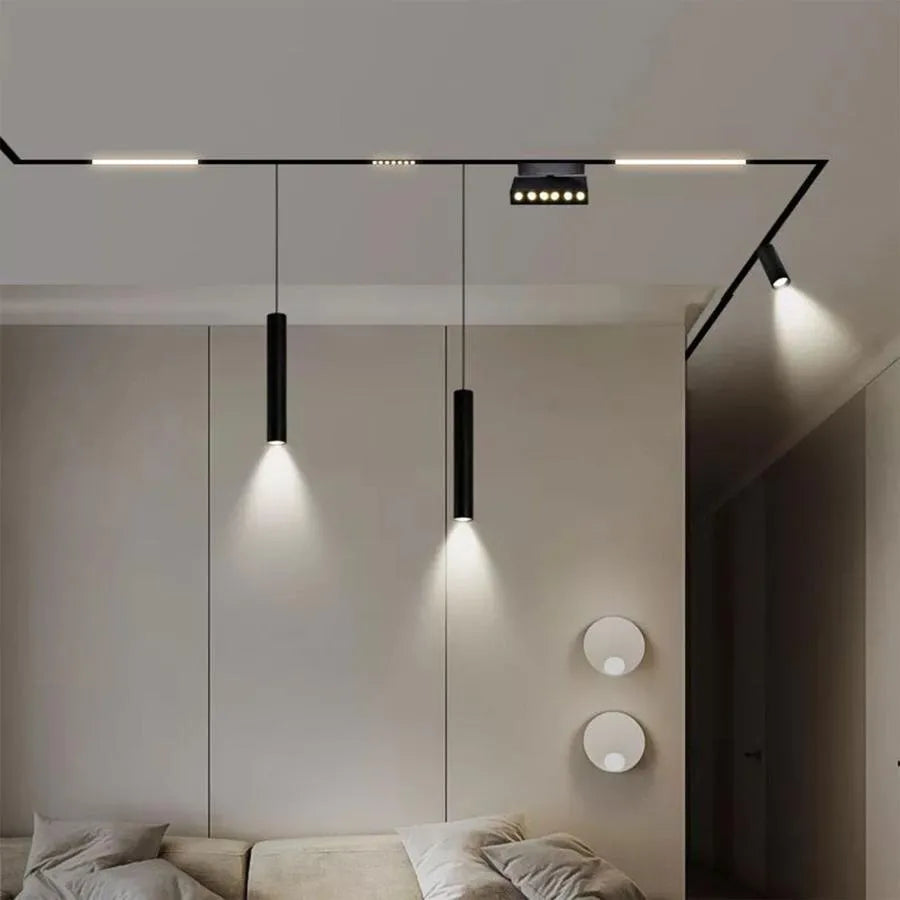Mágnessínes lineáris csatlakozó, 10 cm, fekete LED Termékek Alapértelmezett cím Alessandro Design