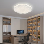Plafonieră LED Floare 35 cm, 32W, 3000K / 4000K / 6000K, Alb, Metal si Acril Plafoniere LED Default Title Alessandro Design