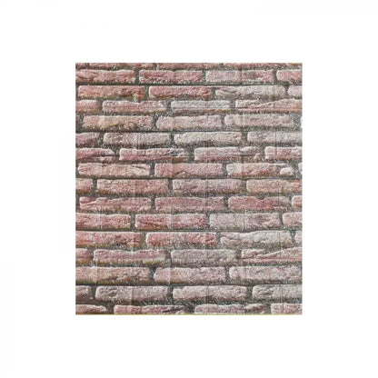10x 3D öntapadó régi tégla design puha hab tapéta készlet, 70cm x 77cm x 6 mm Alapértelmezett cím Alessandro Design