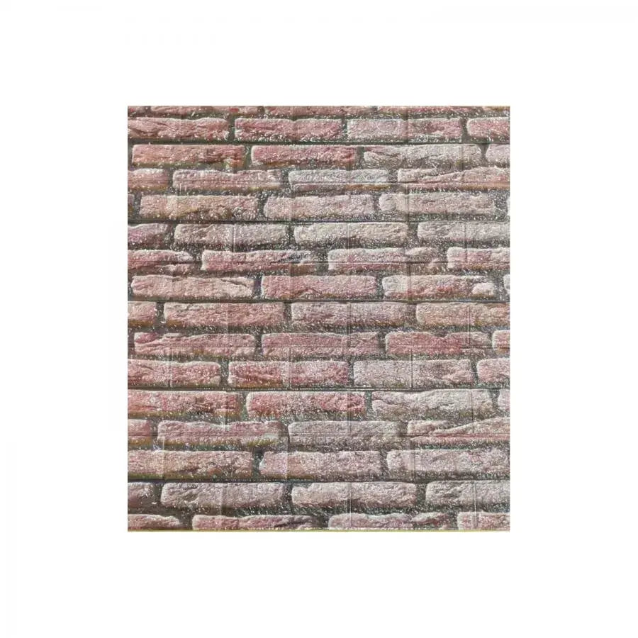 10x 3D öntapadó régi tégla design puha hab tapéta készlet, 70cm x 77cm x 6 mm Alapértelmezett cím Alessandro Design