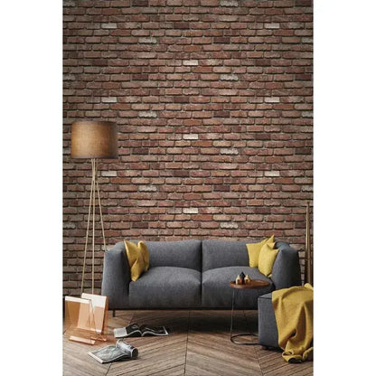 10x 3D öntapadó régi tégla design puha hab tapéta készlet, 70cm x 77cm x 6 mm Alapértelmezett cím Alessandro Design