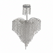 Ander Crystal csillár 4xE14 Átmérő 45cm Króm
