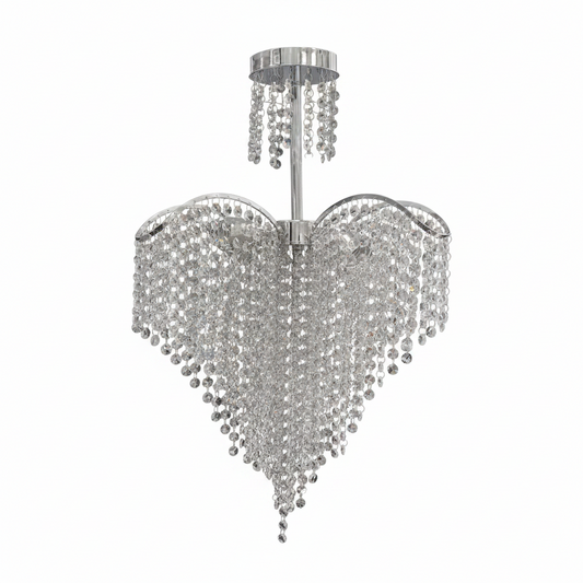 Ander Crystal csillár 4xE14 Átmérő 45cm Króm