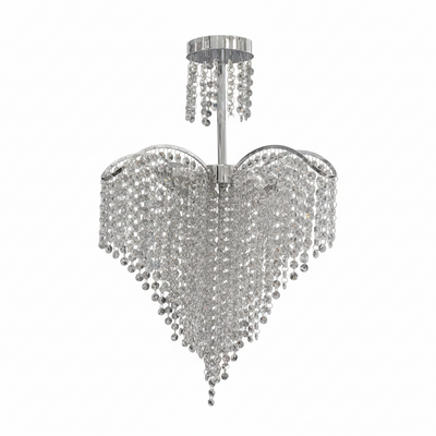 Ander Crystal csillár 4xE14 Átmérő 45cm Króm