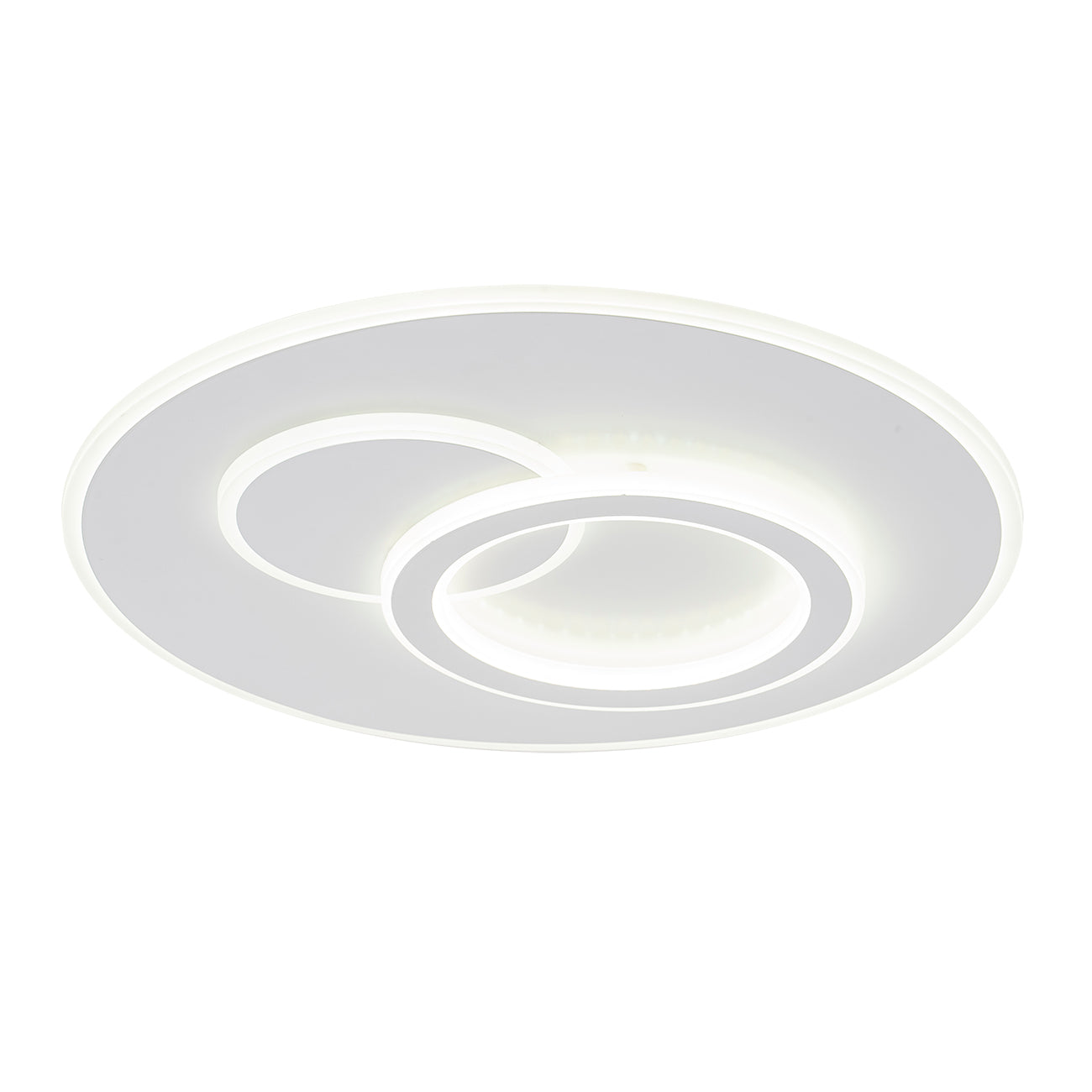 LED-es csillár távirányítóval NOLUX 34W, Kerek, Hideg/Meleg/Semleges fény, Szabályozható, Fehér LED-es csillárok távirányítóval Alapértelmezett cím Alessandro Design
