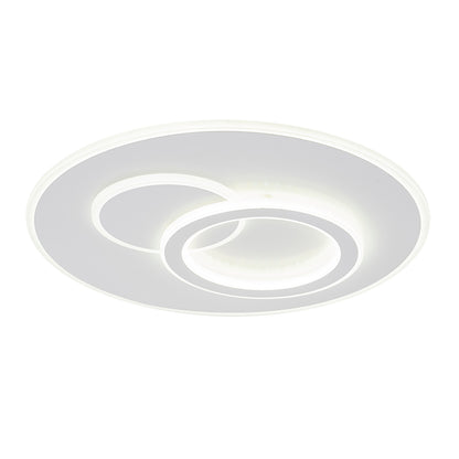LED-es csillár távirányítóval NOLUX 34W, Kerek, Hideg/Meleg/Semleges fény, Szabályozható, Fehér LED-es csillárok távirányítóval Alapértelmezett cím Alessandro Design