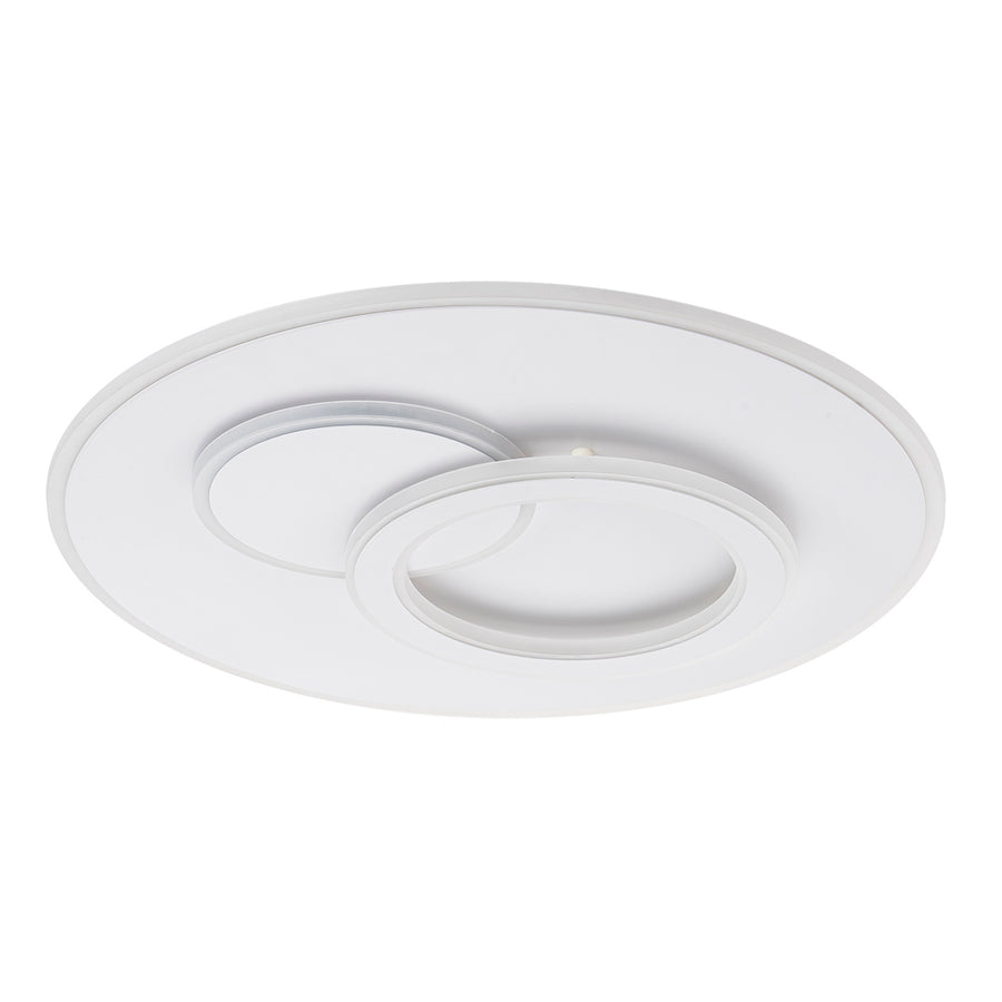 LED-es csillár távirányítóval NOLUX 34W, Kerek, Hideg/Meleg/Semleges fény, Szabályozható, Fehér LED-es csillárok távirányítóval Alapértelmezett cím Alessandro Design