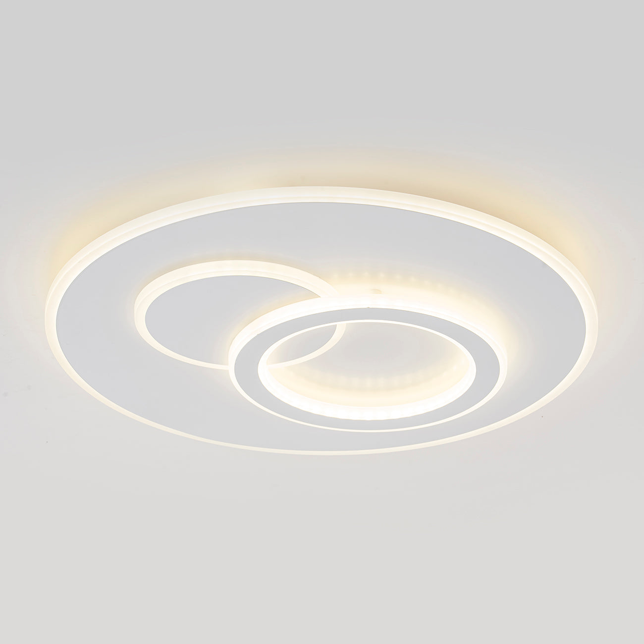 LED-es csillár távirányítóval NOLUX 34W, Kerek, Hideg/Meleg/Semleges fény, Szabályozható, Fehér LED-es csillárok távirányítóval Alapértelmezett cím Alessandro Design