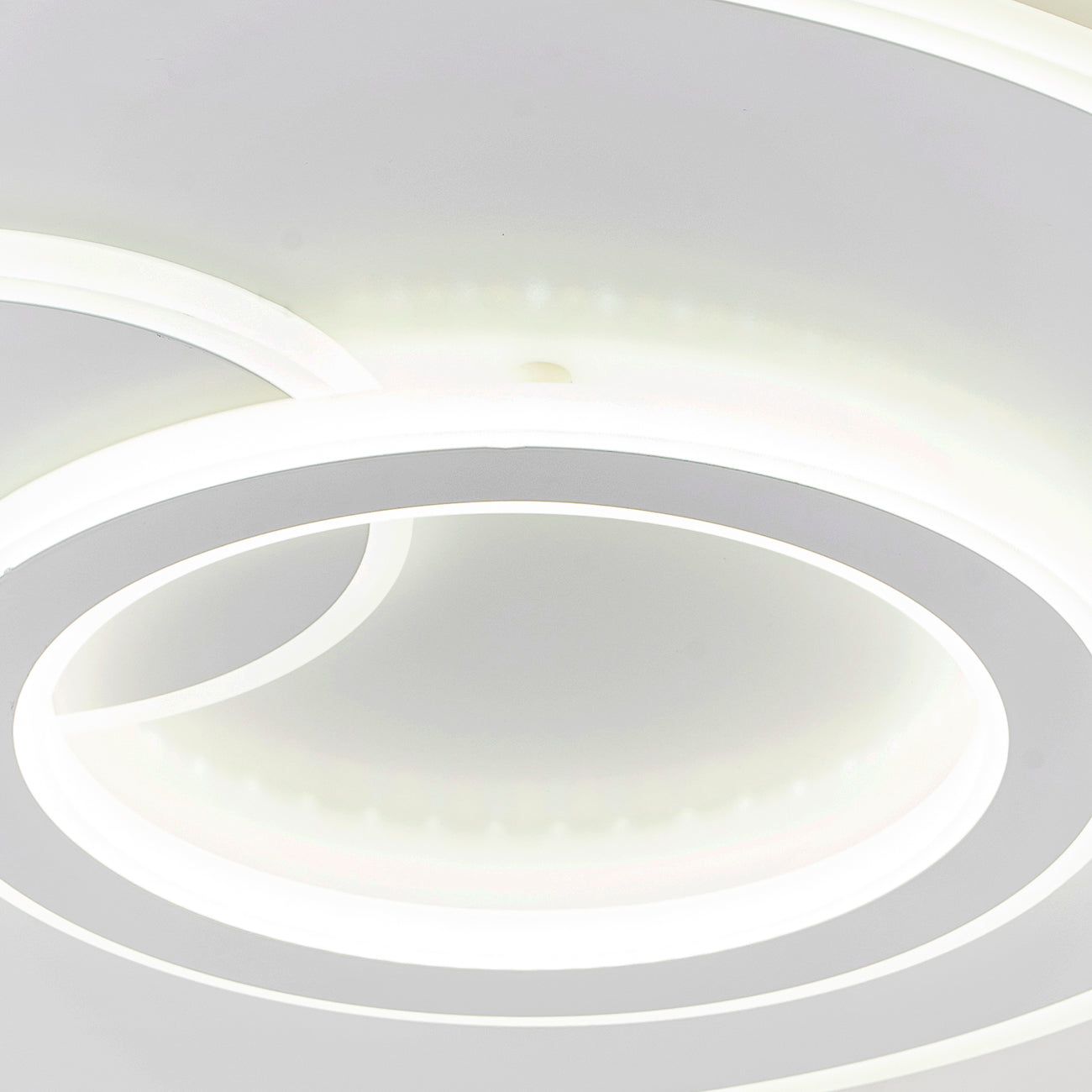 LED-es csillár távirányítóval NOLUX 34W, Kerek, Hideg/Meleg/Semleges fény, Szabályozható, Fehér LED-es csillárok távirányítóval Alapértelmezett cím Alessandro Design