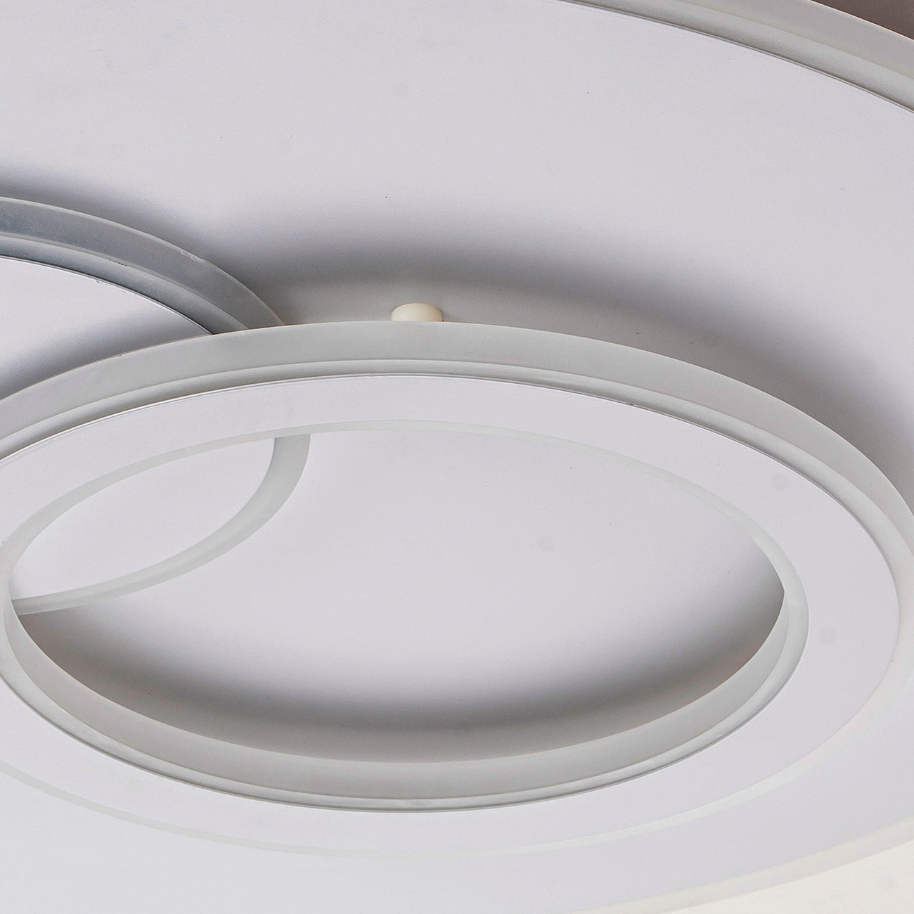 LED-es csillár távirányítóval NOLUX 34W, Kerek, Hideg/Meleg/Semleges fény, Szabályozható, Fehér LED-es csillárok távirányítóval Alapértelmezett cím Alessandro Design