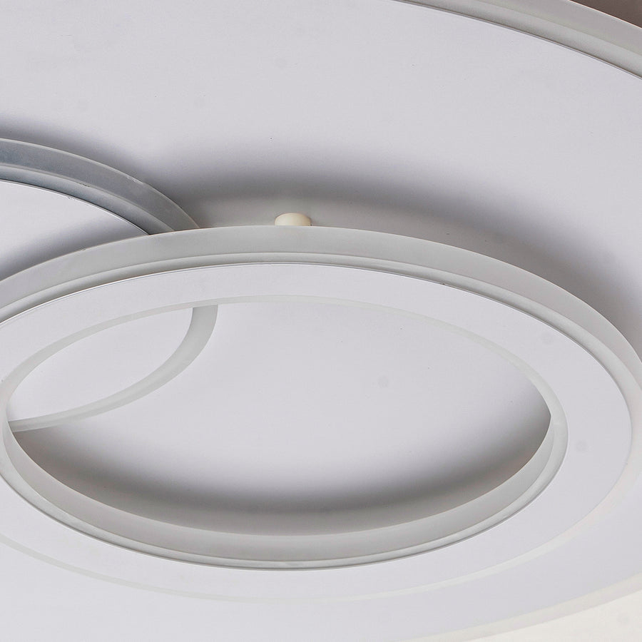 LED-es csillár távirányítóval NOLUX 34W, Kerek, Hideg/Meleg/Semleges fény, Szabályozható, Fehér LED-es csillárok távirányítóval Alapértelmezett cím Alessandro Design