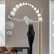 Anatolio LED állólámpa 24W 4000KFém fekete Veioze & állólámpa Alapértelmezett cím Alessandro Design