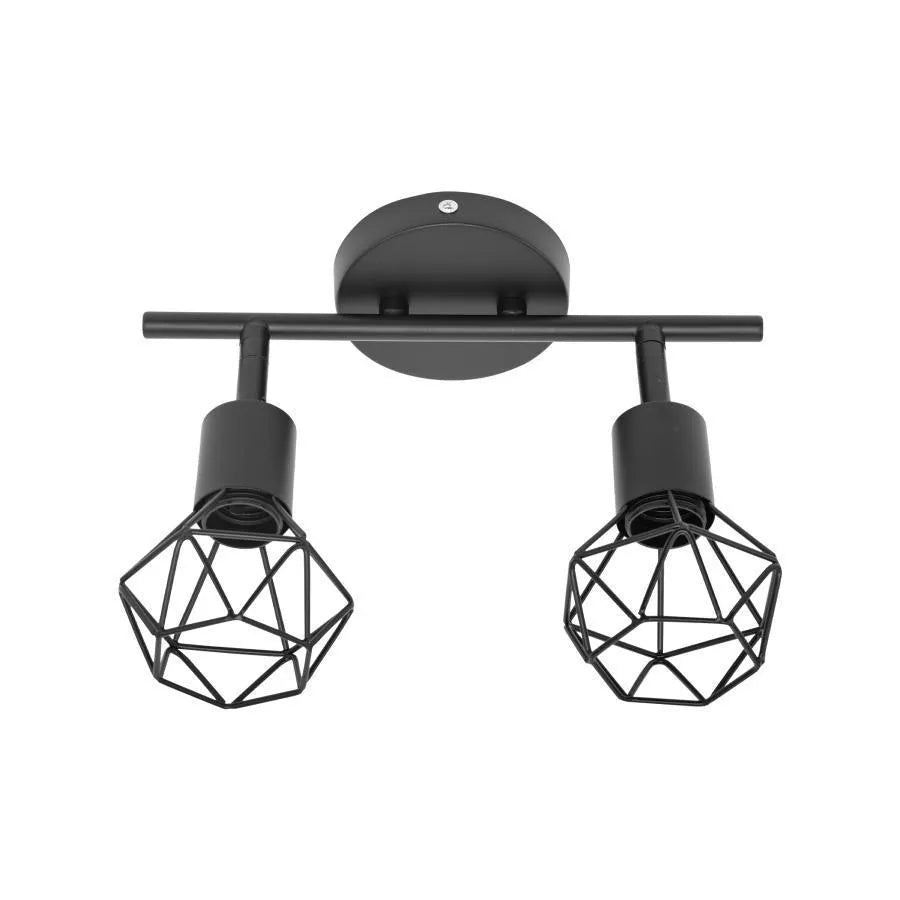Lustra Abigela 2x E27 Fekete Alapértelmezett cím Alessandro Design