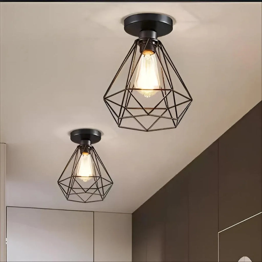 Aethra csillár, 1x E27, fém, fekete ipari csillárok, alapértelmezett cím Alessandro Design