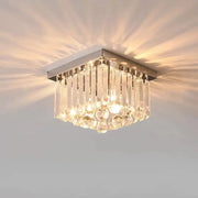 Kristály csillár MARTINEZ Lineáris Luxe, Átmérő 35cm, 4x E14, Fényes króm kandeláber Moderne Alapértelmezett cím Alessandro Design