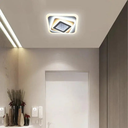LED csillár NEXA 3D 46W, négyzet alakú, hideg/meleg/semleges fény, fehér LED csillárok alapértelmezett cím Alessandro Design
