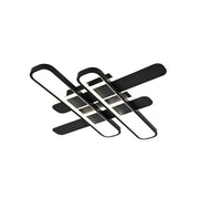 LED csillár távirányítóval AFINA 120W, 4 elem, hideg/meleg/semleges fény, szabályozható, fekete LED csillárok távirányítóval Alapértelmezett cím Alessandro Design