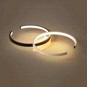 LED csillár távirányítóval VECTOR SEMIARC 40W, 2 elem, hideg/meleg/semleges fény, szabályozható, fekete fehér LED csillárok távirányítóval Alapértelmezett cím Alessandro Design