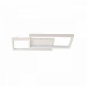 LED csillár távirányítóval LANDYN 37W, 2 négyzet, hideg/meleg/semleges fény, szabályozható, fehér LED-es csillár távirányítóval Alapértelmezett cím Alessandro Design