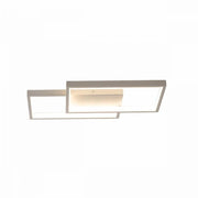 LED csillár távirányítóval LANDYN 37W, 2 négyzet, hideg/meleg/semleges fény, szabályozható, fehér LED-es csillár távirányítóval Alapértelmezett cím Alessandro Design