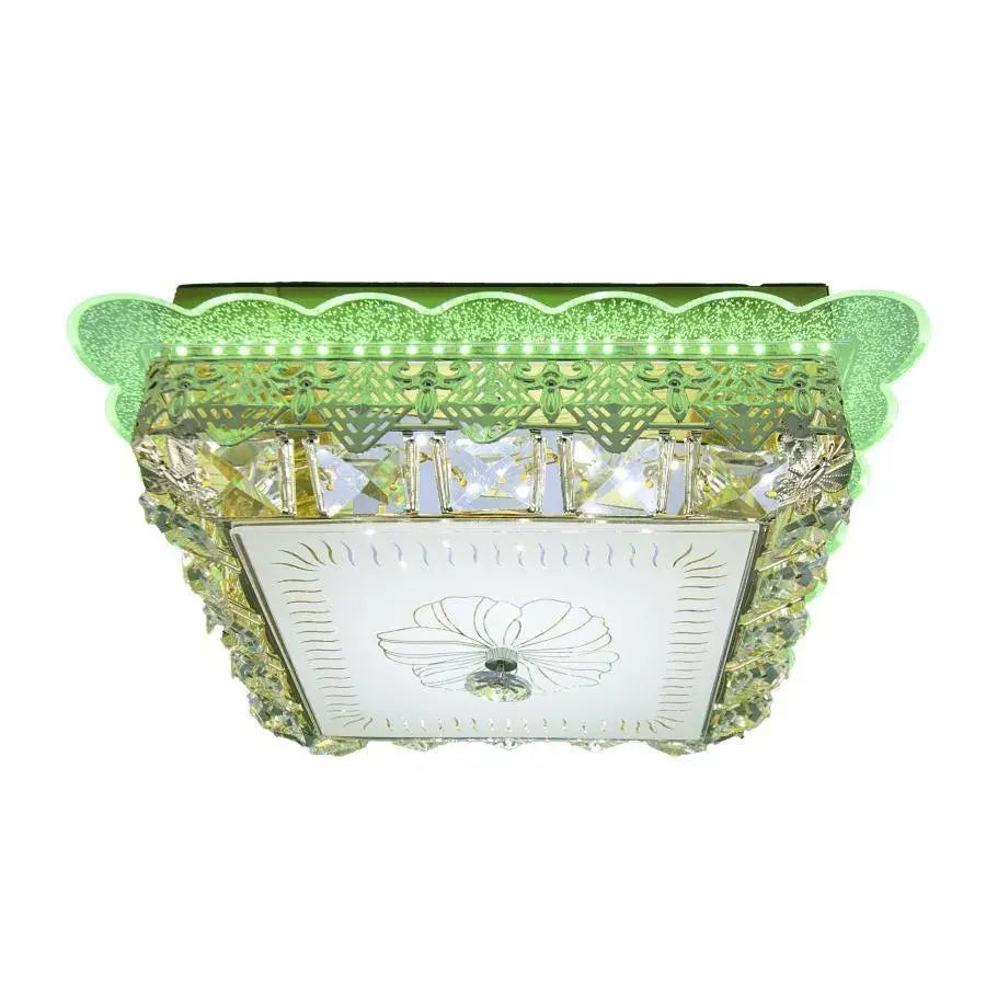 Kristály LED-csillár ANAIDA RGB 20W, 3000K / 4000K / 6000K, Arany LED-csillárok távirányítóval Alapértelmezett cím Alessandro Design