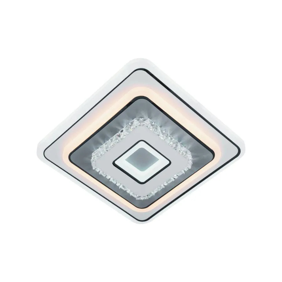 LED kristálycsillár ARABELA 40W, hideg/meleg/semleges fény, fehér LED csillárok alapértelmezett cím Alessandro Design