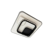 Kristály LED csillár ARIELLA 39W, Négyzet, Hideg/Meleg/Semleges fény, Fekete LED csillárok Alapértelmezett cím Alessandro Design