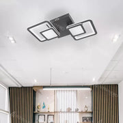 LED csillár távirányítóval BALANS 44W, 2 négyzet, hideg/meleg/semleges fény, szabályozható, fekete LED csillárok távirányítóval Alapértelmezett cím Alessandro Design