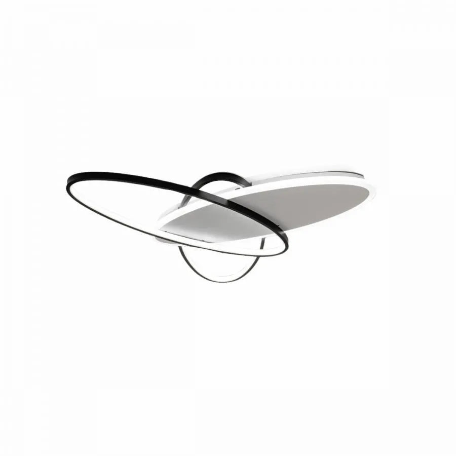 LED csillár távirányítóval LIGURIA 77W, 3 ovális, hideg/meleg/semleges fény, szabályozható, fekete fehér LED csillárok távirányítóval Alapértelmezett cím Alessandro Design