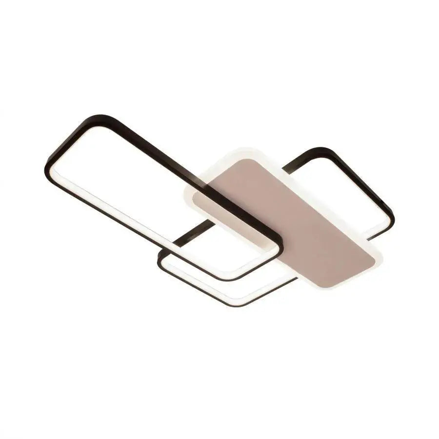 LED csillár távirányítóval CAROLINA 76W, 3 elem, hideg/meleg/semleges fény, szabályozható, fekete LED csillár Alapértelmezett cím Alessandro Design
