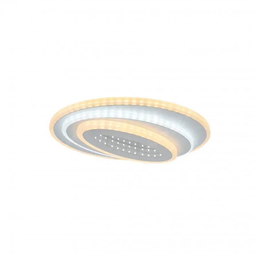 LED csillár NEXA 3D 36W, ovális, hideg/meleg/semleges fény, fehér