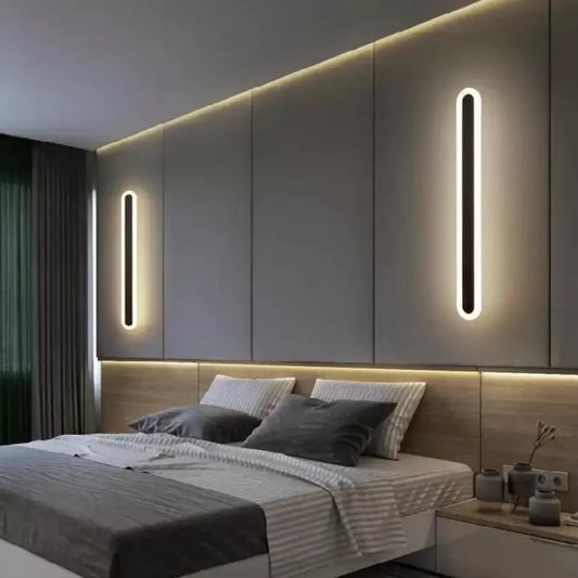 Caspian LED fali lámpa 15W fekete Belső fali lámpák Alapértelmezett cím Alessandro Design