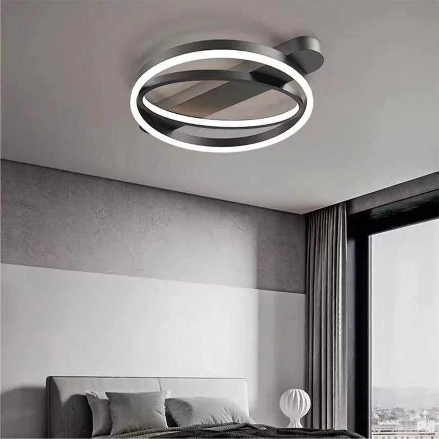 LED-es csillár távirányítóval CERELIS 90W, Hideg/Meleg/Semleges fény, Szabályozható, Fekete LED-es csillárok távirányítóval Alapértelmezett cím Alessandro Design