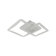 LED csillár távirányítóval FARYDA 120W, 3 négyzet, hideg/meleg/semleges fény, szabályozható, fehér