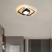 DUOFORM LED csillár, 21 W, 3 négyzet, hideg/meleg/semleges fény, fekete LED csillárok Alapértelmezett cím Alessandro Design
