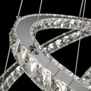 LED csillár távirányítóval PRISM Luminis, kristály és fém, 210 W, 4 kör, szabályozható, hideg/meleg/semleges fény, fényűző világítás LED csillárok távirányítóval Alapértelmezett cím Alessandro Design