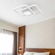 DUOFORM LED csillár 21 W, 3 négyzet, hideg/meleg/semleges fény, fehér, alkalmazott LED csillárok Alapértelmezett cím Alessandro Design