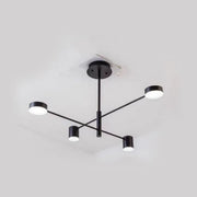 GALIOS LED csillár 48 W, 4 elem, hideg/meleg/semleges fény, fekete Modern csillárok Alapértelmezett cím Alessandro Design