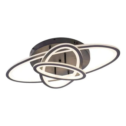 LED-es csillár távirányítóval TIANA 78W, 3 ellipszis, hideg/meleg/semleges fény, szabályozható, fekete LED-es csillárok távirányítóval Alapértelmezett cím Alessandro Design