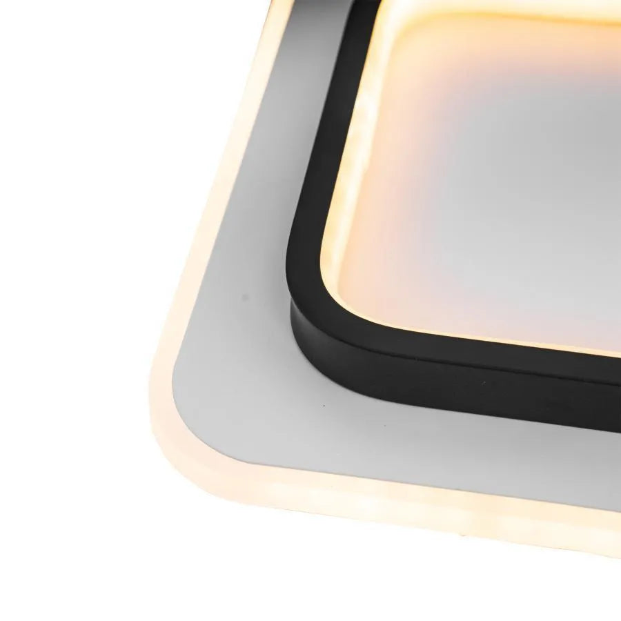 KHAI 20W LED mennyezeti lámpa, hideg/meleg/semleges fény, fekete fehér