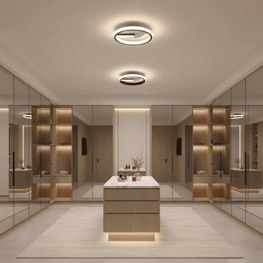 LED csillár VICTORIA 19W, kerek, hideg/meleg/semleges fény, fekete, fehér Alkalmazott LED csillárok Alapértelmezett cím Alessandro Design