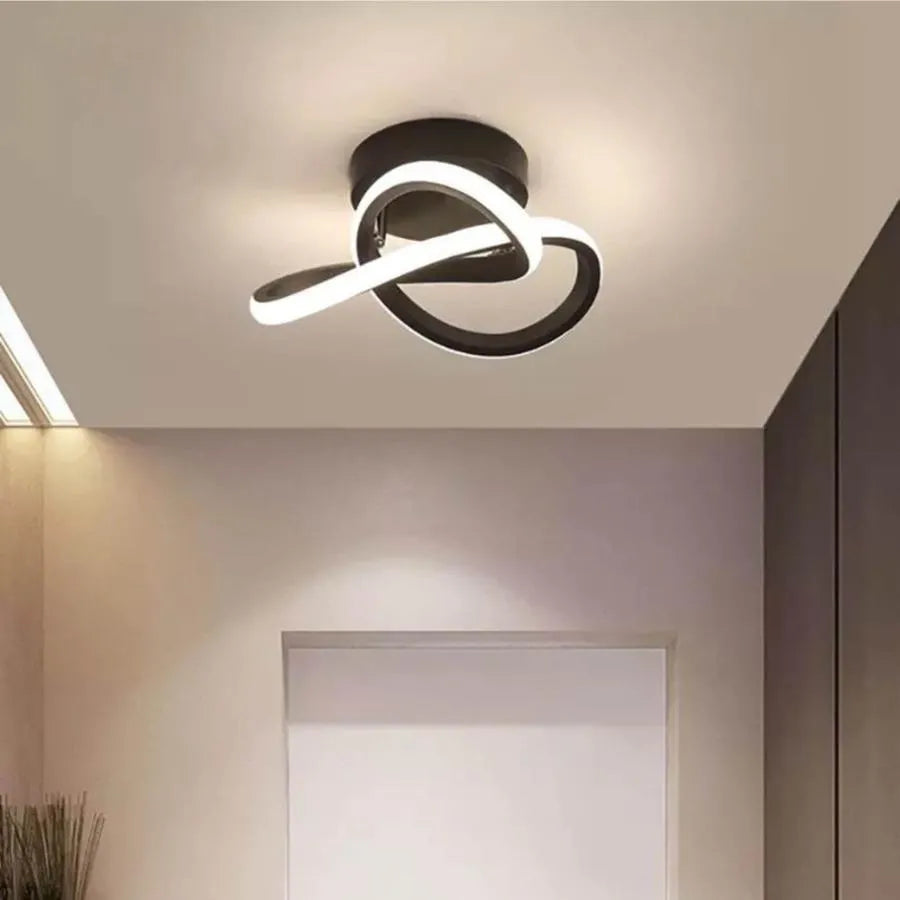 LED csillár VERTEX Flow 24W, átmérő 25cm, hideg/meleg/semleges fény, fekete alkalmazott LED csillárok alapértelmezett cím Alessandro Design