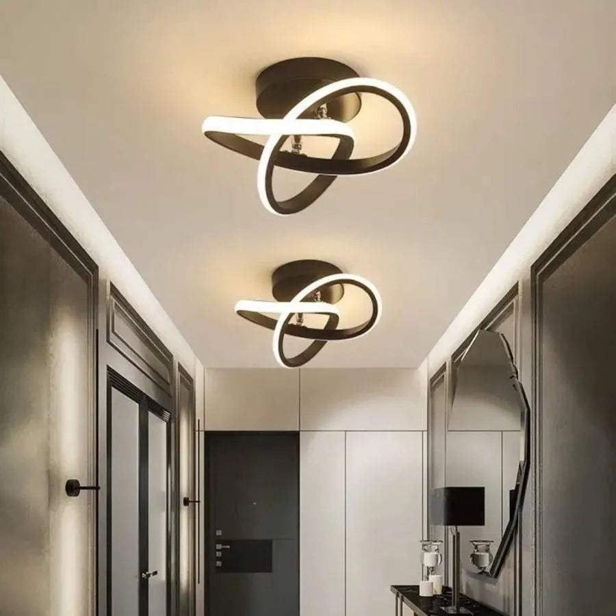 LED csillár VERTEX Flow 24W, átmérő 25cm, hideg/meleg/semleges fény, fekete alkalmazott LED csillárok alapértelmezett cím Alessandro Design